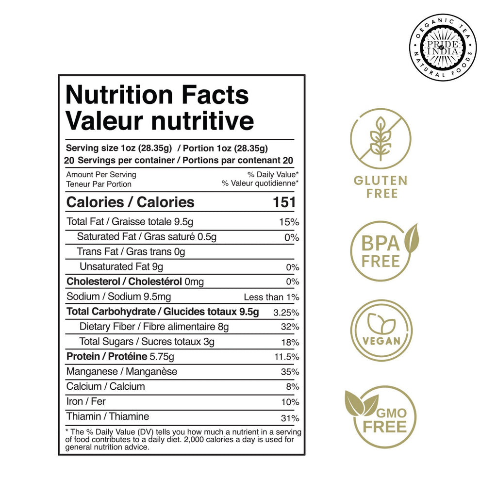 Whole Brown Flax Seeds - Omega-3 & Lignan Superfood Jar