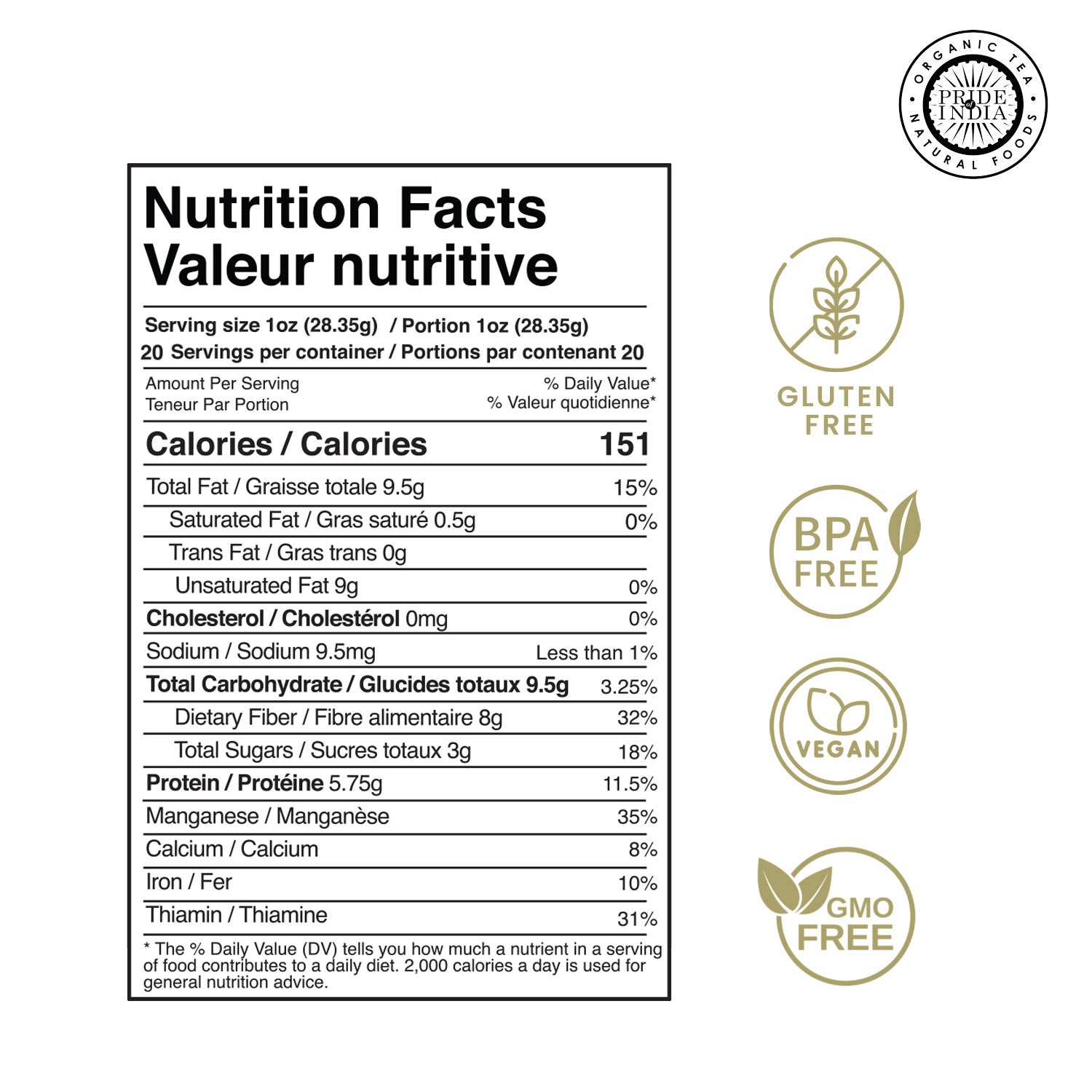 Whole Brown Flax Seeds - Omega-3 & Lignan Superfood Jar